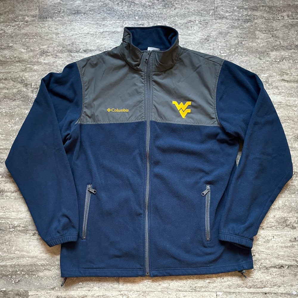 Columbia Blue and Gray Fleece Jacket